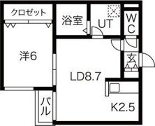 Felix中の島の間取り画像