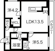 Encore澄川の間取り画像