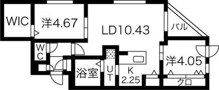 癒禅1.4の間取り画像