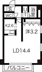 AMS東札幌24の間取り画像