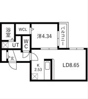カレラ平岸の間取り画像