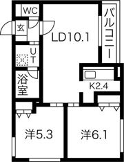 ファヴールの間取り画像