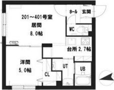 グランメール Yamaichiの間取り画像