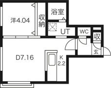ガーデンハウス菊水の間取り画像