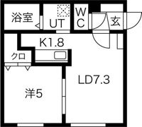 ALPHA中の島の間取り画像