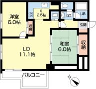 αNEXT東札幌の間取り画像