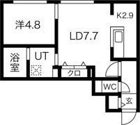 ブランシャール円山公園の間取り画像