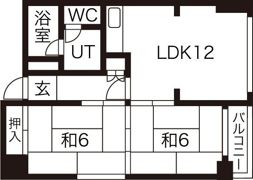 ノーザンヒルズ大通東の間取り画像
