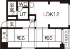 ノーザンヒルズ大通東の間取り画像