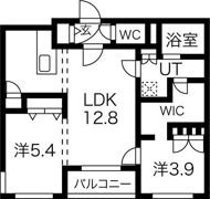 カレラ菊水の間取り画像