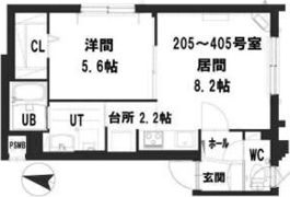 グランミレニアム中の島通りの間取り画像