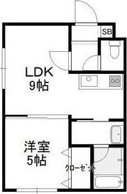 アイリス平岸の間取り画像