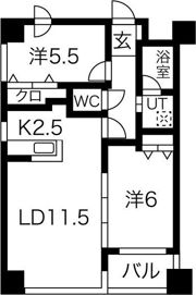 ノヴァ学園前の間取り画像