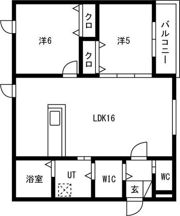 朝日ハイツIIの間取り画像