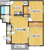 ハイパールN18の間取り画像