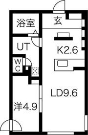 ラフィナート南16条の間取り画像