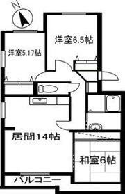 グリターパレスの間取り画像