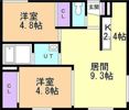 プリオール月寒東の間取り画像