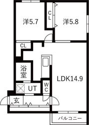 La Colina（ラコリナ）の間取り画像
