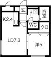 Prescelto新札幌（プレシェルト新札幌）の間取り画像