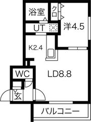 ブランシャールALAIN西町の間取り画像
