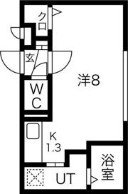 クローバー円山鳥居前の間取り画像