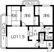 PARK COURTの間取り画像