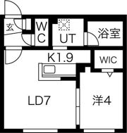 SDY月寒中央（エスディワイ）の間取り画像
