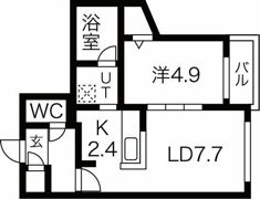 Balboni Sette（バルボーニセッテ）の間取り画像