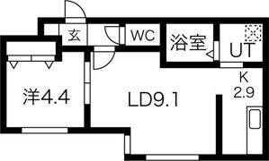 トライバルスペース発寒南の間取り画像