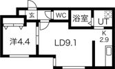 トライバルスペース発寒南の間取り画像