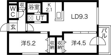 ラフィナートの間取り画像