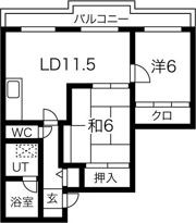 サンシャイン中島公園の間取り画像