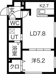 WIND HILLS West14の間取り画像