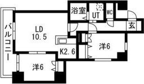ベルリード福住の間取り画像