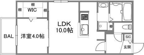 ブランシャール菊水HDの間取り画像