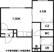 Vivere東札幌の間取り画像