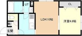 サンライン月寒東の間取り画像