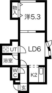 LEE SPACE東札幌の間取り画像