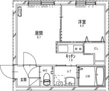 シティプレミア環状通東の間取り画像