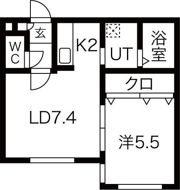 クラリス豊平IIの間取り画像