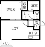 CENTNIA医大前の間取り画像
