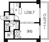 ラフィーコートの間取り画像