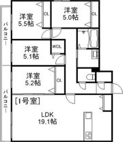 Alivis美園の間取り画像