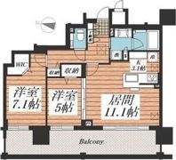 円山ザ・レジデンスの間取り画像