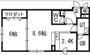 コンフォート18の間取り画像