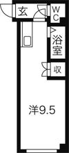 カロッツェリア菊水の間取り画像
