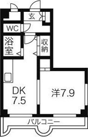 エンドレス三井南3西7の間取り画像
