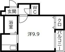 ウインダムヒル医大前の間取り画像