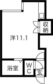 クルーズハウス南5条の間取り画像